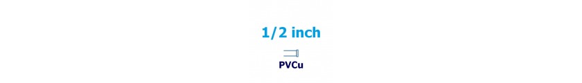 1/2 inch PVCu